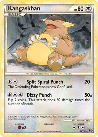 Kangaskhan - 36/106 [Triumphant] Reverse Holofoil