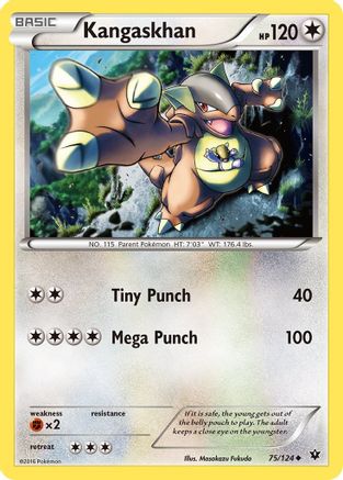 Kangaskhan - 75/124 [XY - Fates Collide] Reverse Holofoil