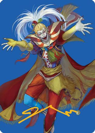 Kefka, Court Mage Art Card (Gold-Stamped Signature) [Art Series: FINAL FANTASY]