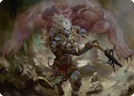 Kimahri, Valiant Guardian Art Card [Art Series: FINAL FANTASY]