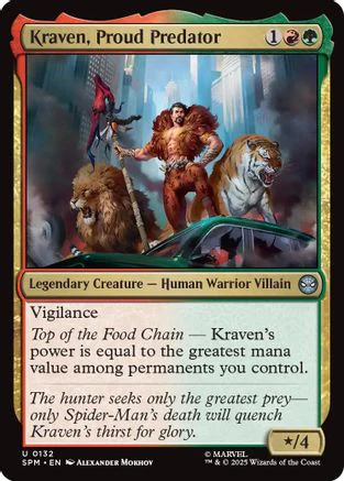 Kraven, Proud Predator [Marvel's Spider-Man] Foil