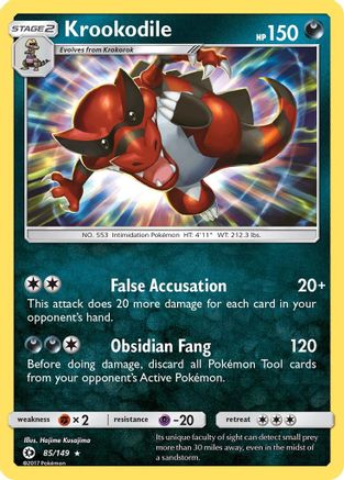 Krookodile - 85/149 [SM Base Set] Holofoil