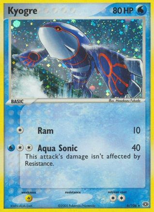 Kyogre - 006/106 [Emerald] Holofoil