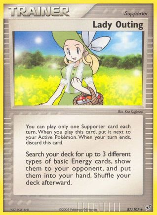 Lady Outing - 87/107 [Deoxys] Reverse Holofoil