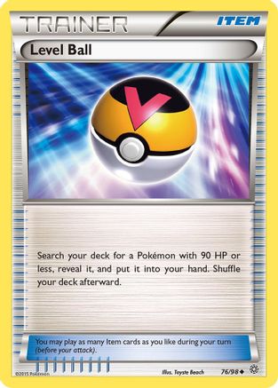 Level Ball - 76/106 [XY - Ancient Origins] Reverse Holofoil