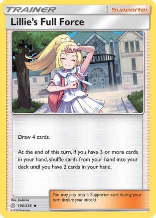 Lillie's Full Force - 196/236 [SM - Cosmic Eclipse] Reverse Holofoil