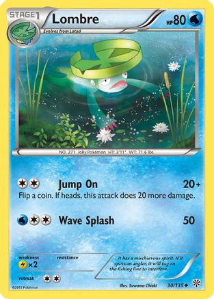 Lombre - 30/108 [Plasma Storm] Reverse Holofoil