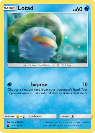 Lotad - 36/168 [SM - Celestial Storm]
