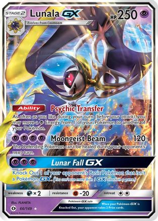 Lunala GX - 66/149 [SM Base Set] Holofoil