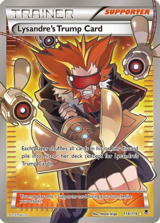 Lysandre's Trump Card (118 Full Art) - 118/106 [XY - Phantom Forces] Holofoil