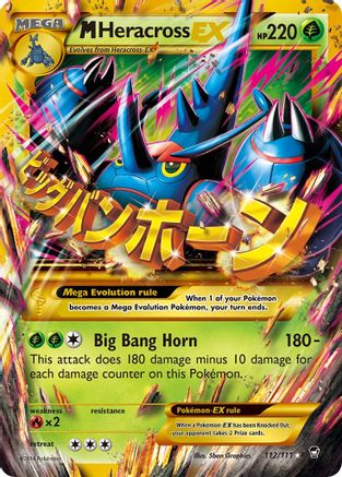 M Heracross EX (Secret) - 112/106 [XY - Furious Fists] Holofoil