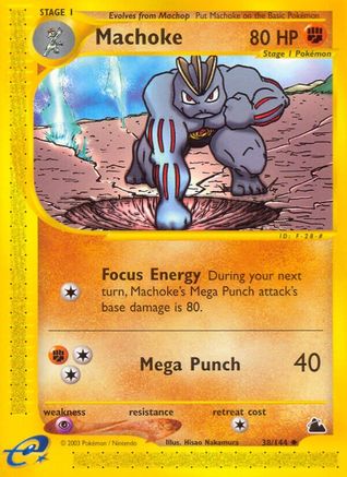 Machoke - 38/144 [Skyridge] Reverse Holofoil