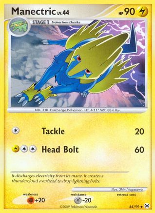 Manectric (44) - 44/106 [Arceus] Reverse Holofoil