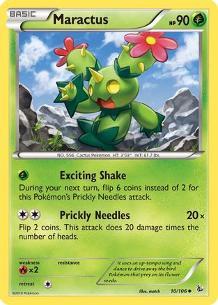 Maractus - 10/106 [XY - Flashfire]