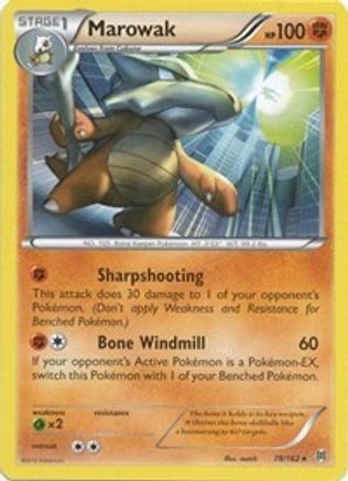 Marowak - 78/106 [XY - BREAKthrough]