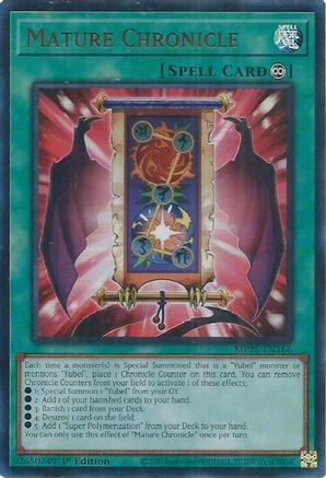 Mature Chronicle [MP25-EN166] Ultra Rare 1st Edition