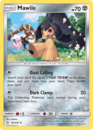 Mawile - 140/236 [SM - Cosmic Eclipse] Reverse Holofoil