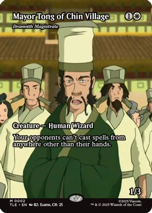 Mayor Tong of Chin Village - Drannith Magistrate (Borderless) [Avatar: The Last Airbender: Eternal-Legal] Foil