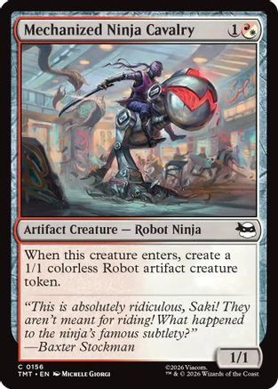 Mechanized Ninja Cavalry [Teenage Mutant Ninja Turtles] Foil
