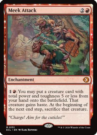 Meek Attack [Promo Pack: Lorwyn Eclipsed]