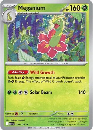 Meganium - 10/null [ME01: Mega Evolution] Holofoil