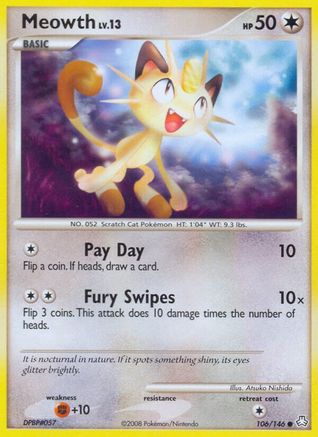 Meowth - 106/106 [Legends Awakened]