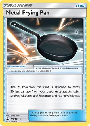 Metal Frying Pan - 112/131 [SM - Forbidden Light] Reverse Holofoil