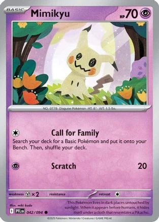 Mimikyu - 42/null [ME02: Phantasmal Flames] Reverse Holofoil