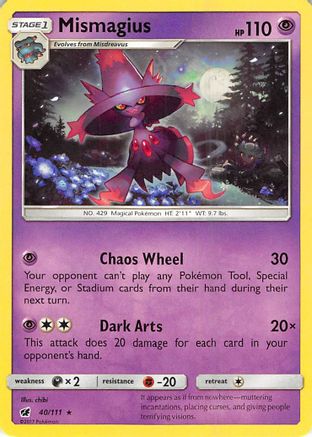 Mismagius - 40/111 [SM - Crimson Invasion]