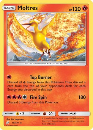 Moltres - 19/181 [SM - Team Up] Reverse Holofoil