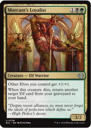 Morcant's Loyalist [Lorwyn Eclipsed] Foil
