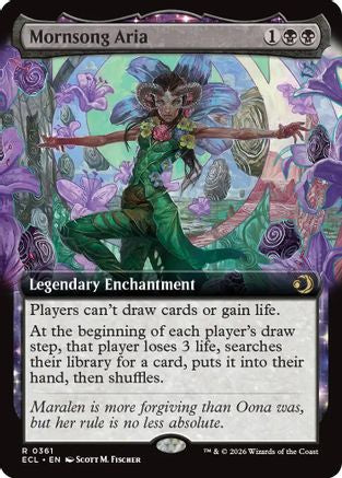 Mornsong Aria (Extended Art) [Lorwyn Eclipsed] Foil