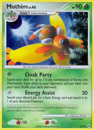 Mothim - 6/106 [Arceus] Reverse Holofoil