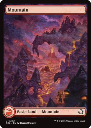 Mountain (0282) (282) [Lorwyn Eclipsed] Foil