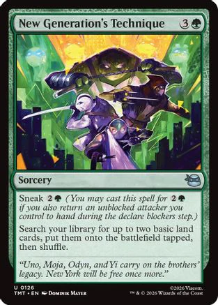 New Generation's Technique [Teenage Mutant Ninja Turtles] Foil
