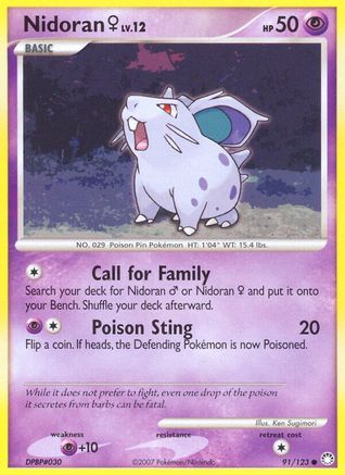 Nidoran F - 91/123 [Mysterious Treasures]
