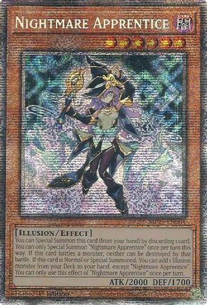 Nightmare Apprentice [MP25-EN004] Starlight Rare 1st Edition