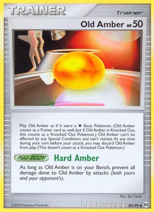 Old Amber - 89/106 [Arceus] Reverse Holofoil
