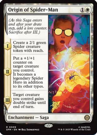 Origin of Spider-Man [Prerelease Cards] Foil