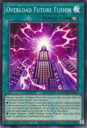 Overload Future Fusion [MZMU-EN055] Super Rare 1st Edition