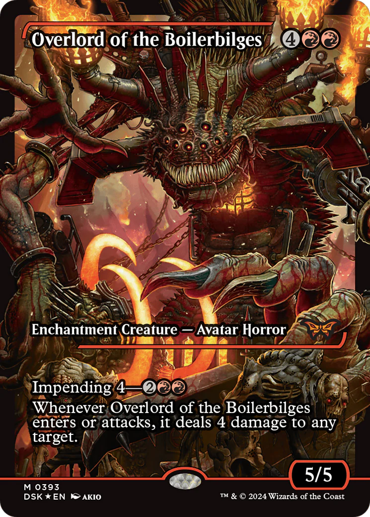 Overlord of the Boilerbilges (Showcase) [Duskmourn: House of Horror] Foil -Japanese