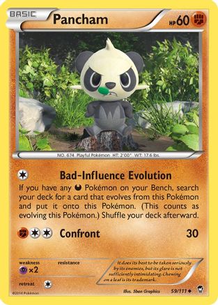 Pancham (59) - 59/106 [XY - Furious Fists]