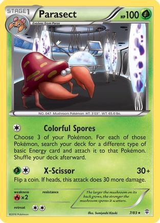 Parasect - 7/83 [Generations] Reverse Holofoil