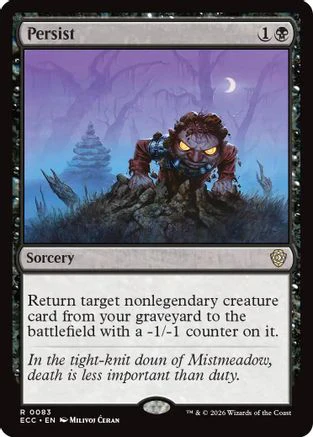 Persist [Commander: Lorwyn Eclipsed]