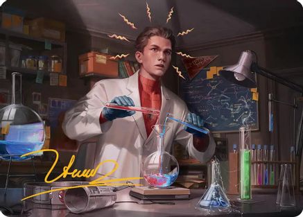 Peter Parker Art Card (3/54) (Gold-Stamped Signature) [Art Series: Marvel's Spider-Man]