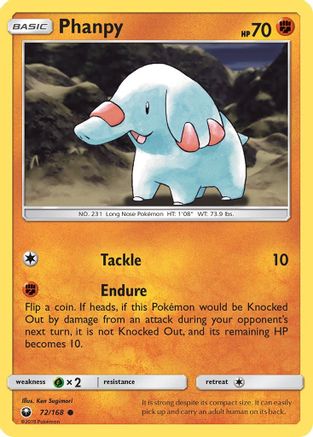 Phanpy - 72/168 [SM - Celestial Storm]