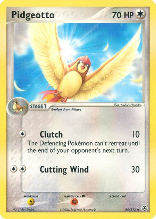 Pidgeotto - 45/112 [FireRed & LeafGreen] Reverse Holofoil