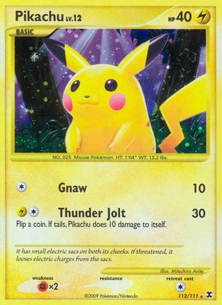 Pikachu - 112/106 [Rising Rivals] Holofoil