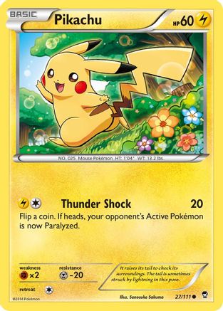Pikachu - 27/106 [XY - Furious Fists]