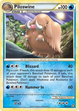 Piloswine - 48/106 [Triumphant]